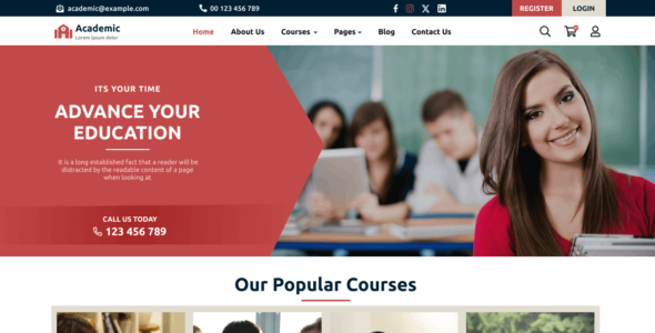 LMS Academy (WordPress)