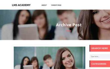 LMS Academy (screenshot desktop)