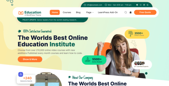 LMS Education Study (WordPress)