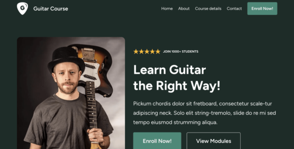 LMSCourse FSE (WordPress)