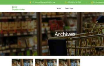 Local Supermarket (screenshot desktop)