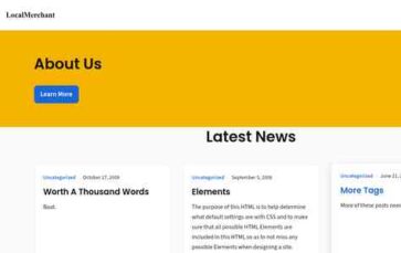 LocalMerchant (screenshot desktop)