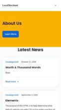 LocalMerchant (screenshot mobile)