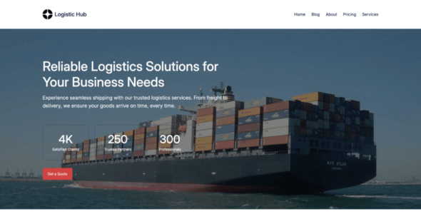 Logistic Hub (WordPress)