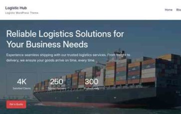 Logistic Hub (screenshot desktop)
