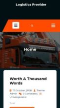 Logistics Provider (screenshot mobile)
