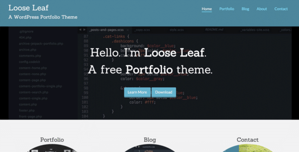Loose Leaf (WordPress)