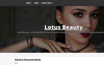 Lotus Beauty (screenshot desktop)