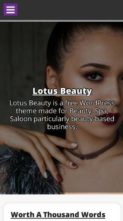 Lotus Beauty (screenshot mobile)