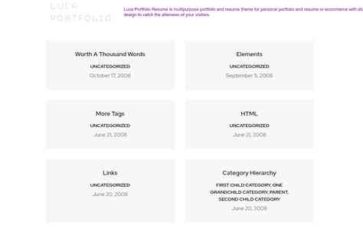 Luca Portfolio (screenshot desktop)