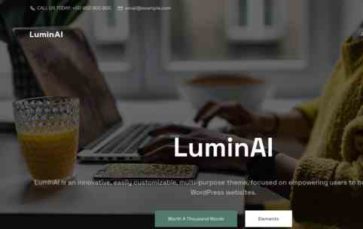 LuminAI (screenshot desktop)