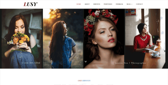 Lusy Photography Portfolio (WordPress)
