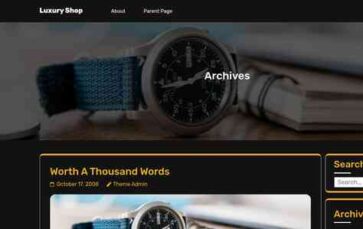 Luxury Shop (screenshot desktop)