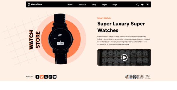 Luxury Watch Store (WordPress)