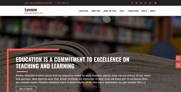 Lyceum Lite (WordPress)