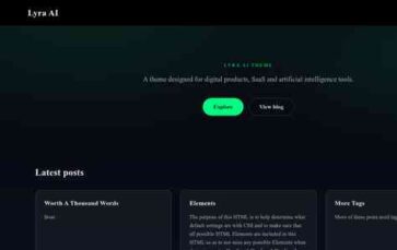 Lyra AI (screenshot desktop)
