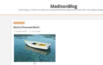 MadisonBlog (screenshot desktop)