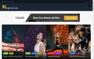 Magazina (screenshot desktop)