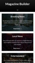 Magazine Builder (screenshot mobile)