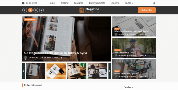 Magazine News Agency (WordPress)