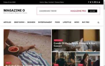 Magazine O (screenshot desktop)