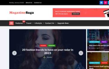 Magazine Saga (screenshot desktop)