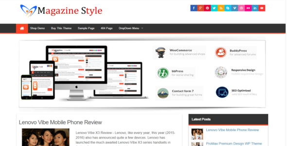 Magazine Style (WordPress)