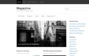Magazine (ThemeHall) (screenshot desktop)