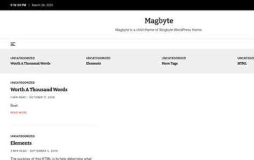 Magbyte (screenshot desktop)