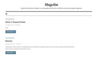 Magvibe (screenshot desktop)