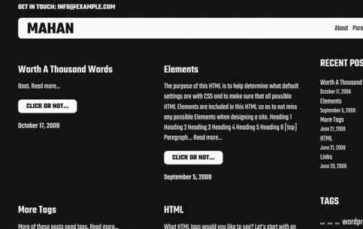 Mahan (screenshot desktop)