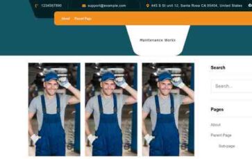 Maintenance Works (screenshot desktop)