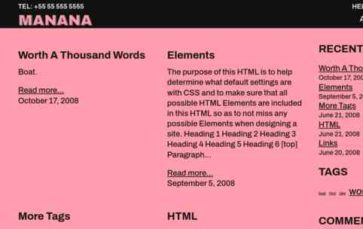 Manana (screenshot desktop)