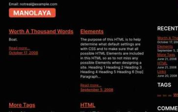 Manolaya (screenshot desktop)