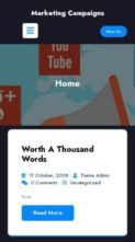 Marketing Campaigns (screenshot mobile)
