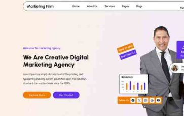 Marketing Firm (screenshot desktop)