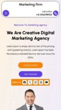 Marketing Firm (screenshot mobile)