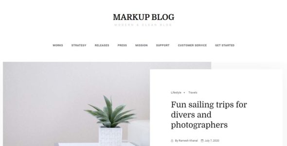 Markup Blog (WordPress)
