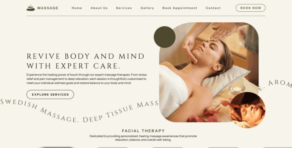 Massage Parlor (WordPress)