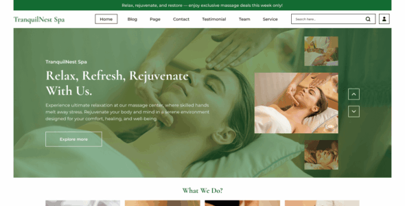 Massage Therapy (WordPress)