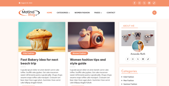 Matina Blog (WordPress)