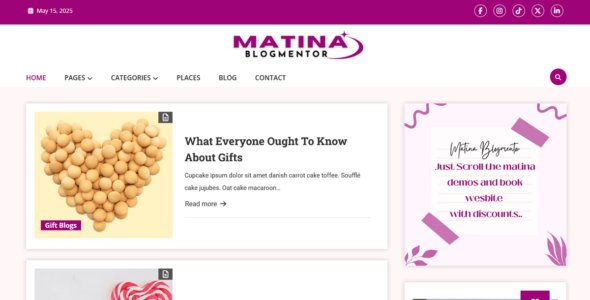Matina Blogmentor (WordPress)