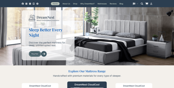 Mattress Shop (WordPress)