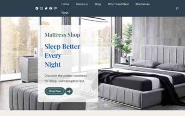 Mattress Shop (screenshot desktop)