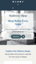 Mattress Shop (screenshot mobile)