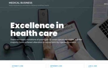 Medical Business (screenshot desktop)