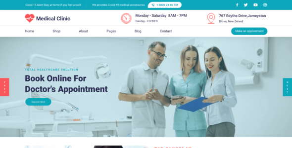 Medical Clinic Lite (WordPress)