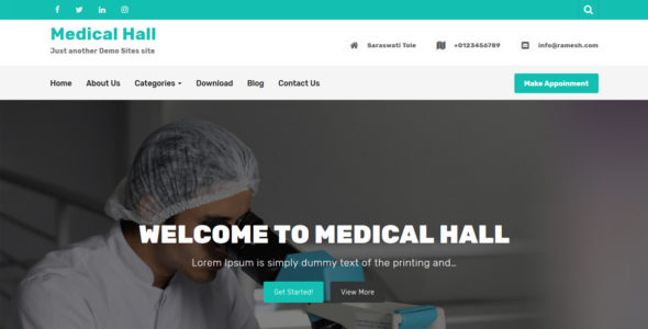 Medical Hall (WordPress)