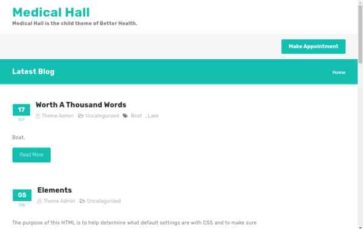 Medical Hall (screenshot desktop)