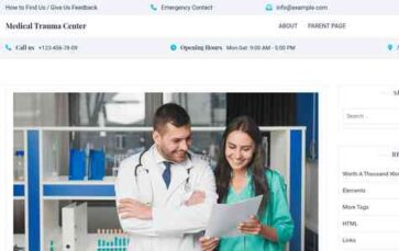 Medical Trauma Center (screenshot desktop)